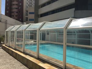 Cubierta Telescopica Retrátil de Piscina