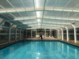 Cubierta Telescopica Retrátil de Piscina